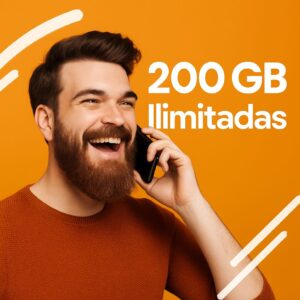 Móvil 200 GB Ilimitadas