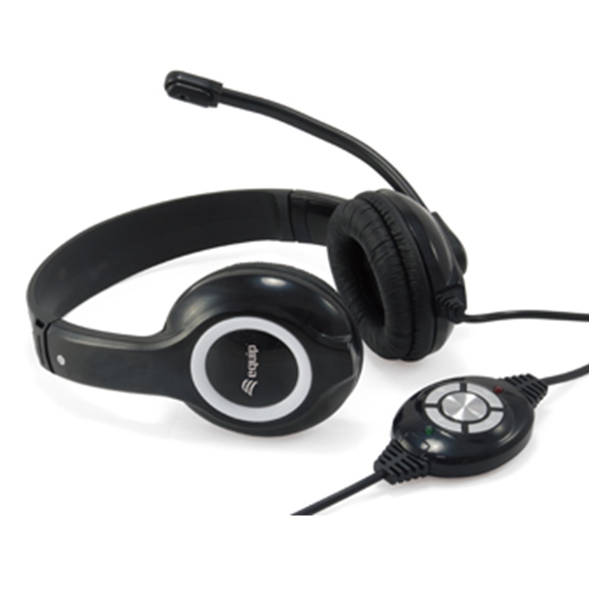 Auricular equip usb + microfono flexible
