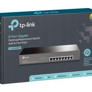 Switch 8 puertos tp - link tl - sg1008mp 10