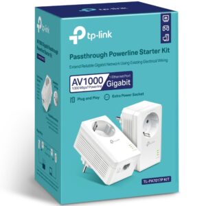 Kit adaptadores powerline tp - link tl - pa7017p kit