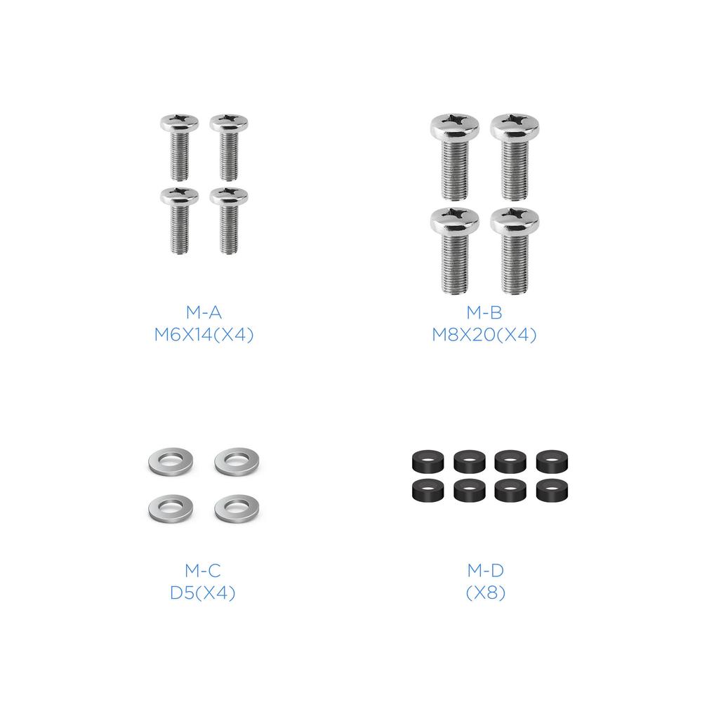 Adaptador vesa tooq vma0200 - b 200x200 200x100 | Tooq - Imagen 5