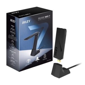 Adaptador wifi7 usb msi gube65 be6500 | Msi | Linkxa Telecom