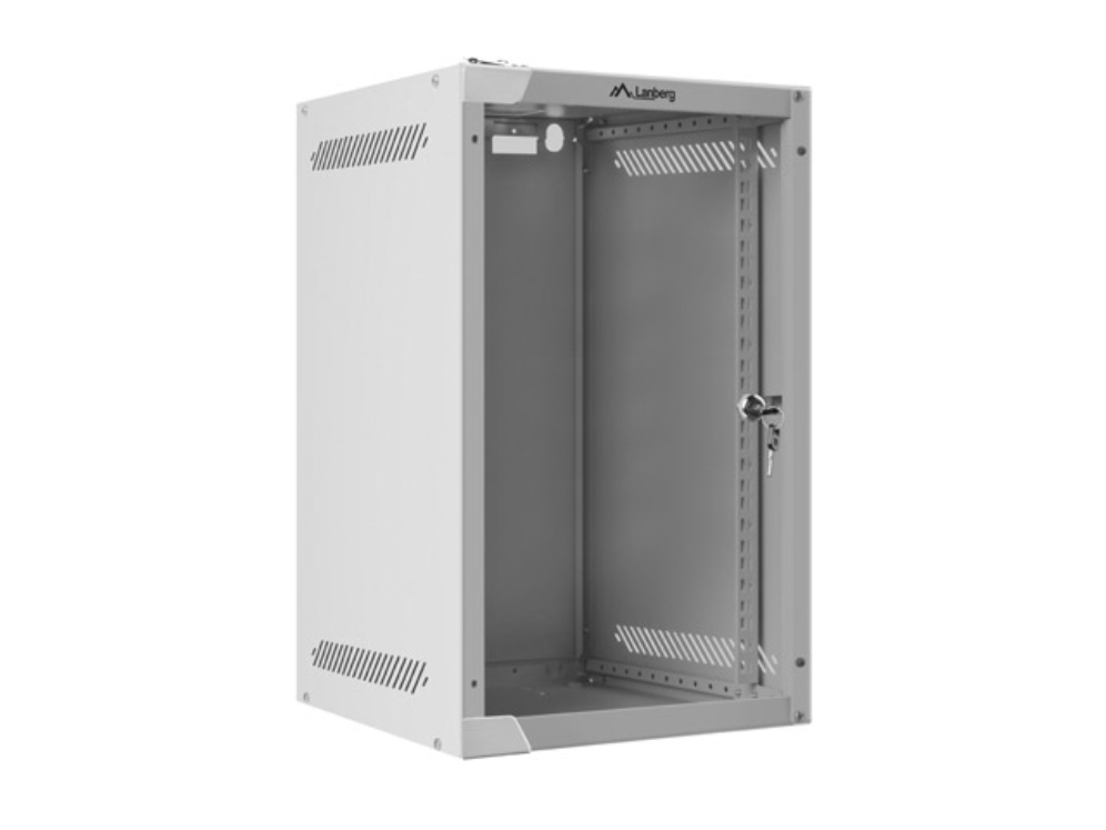 Armario lanberg 10 pulgadas 9u 280x310 gris | Lanberg - Imagen 4