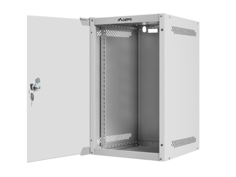 Armario lanberg 10 pulgadas 9u 280x310 gris | Lanberg - Imagen 6