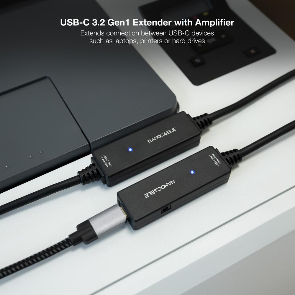 Cable prolongador nanocable con amplificador usb | Nanocable - Imagen 2