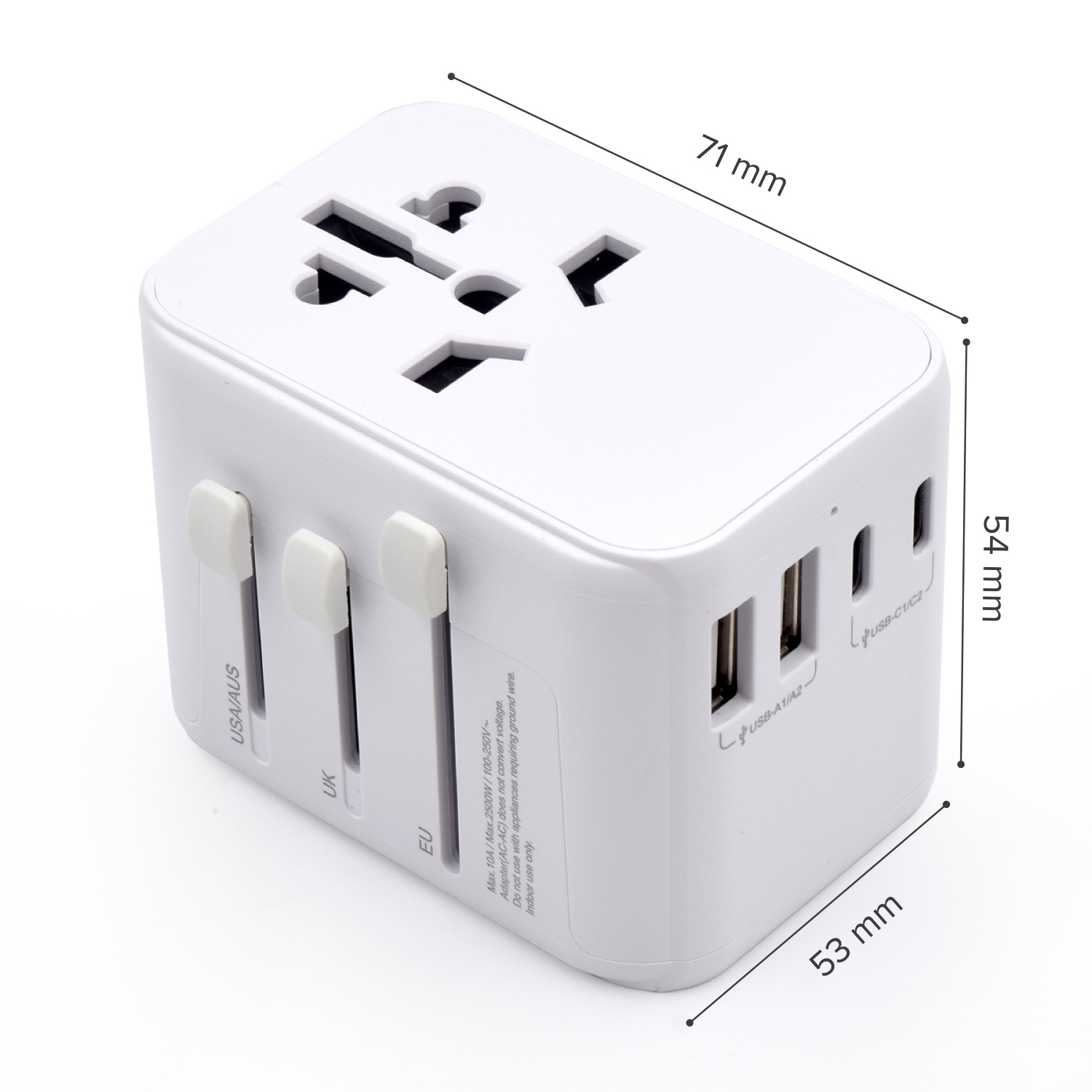 Enchufe universal ewent ew1470 eu usa | Ewent - Imagen 2