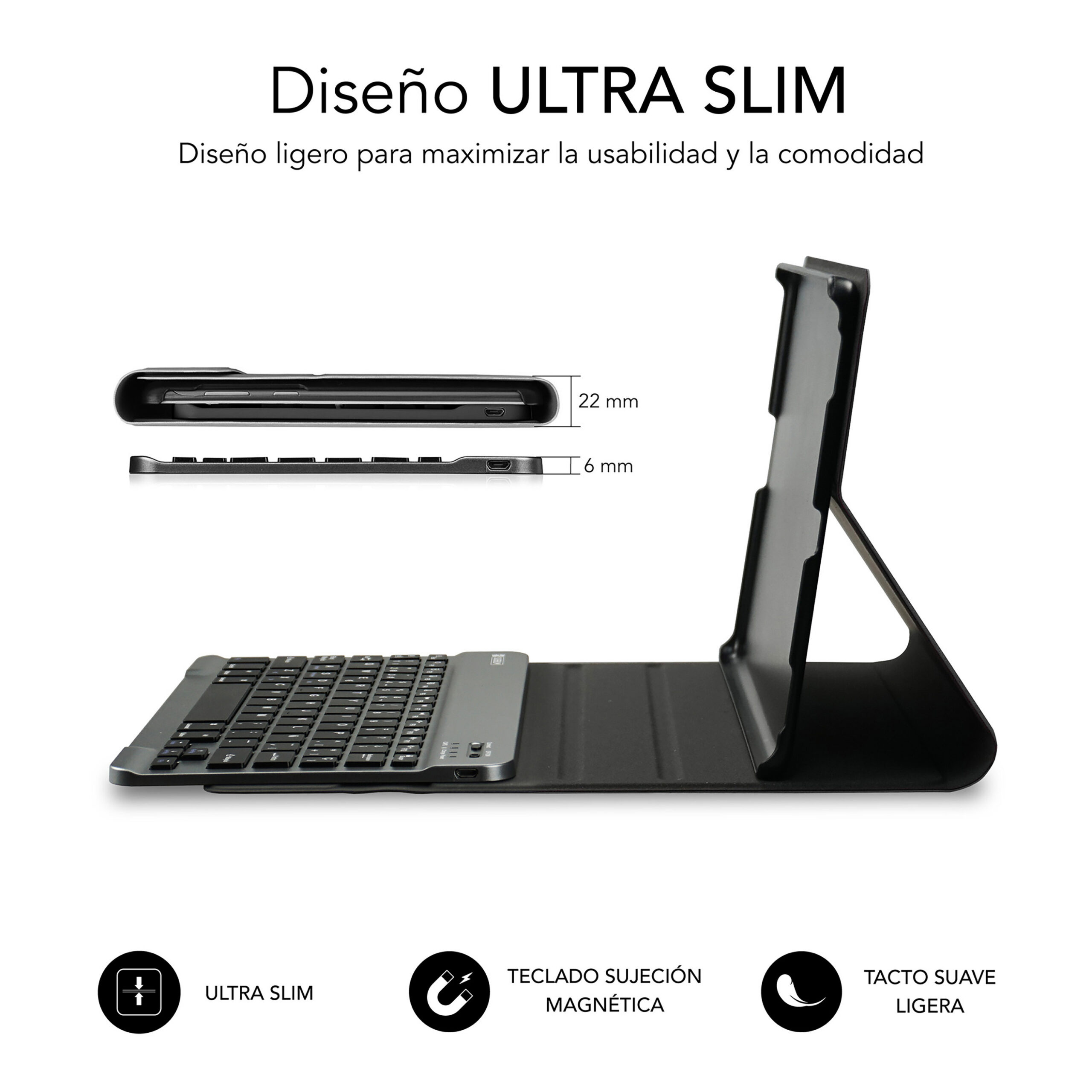 Funda + teclado subblim keytab pro | Subblim - Imagen 5