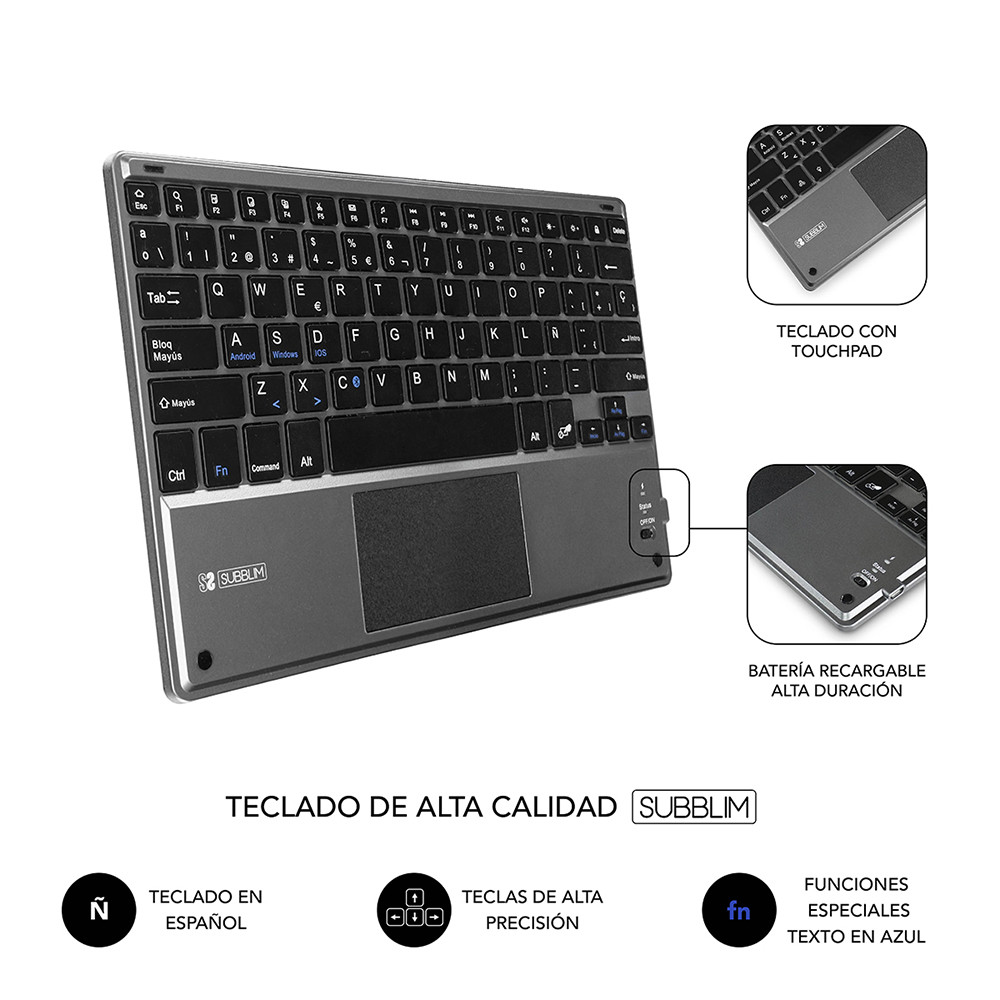 Funda + teclado subblim keytab pro | Subblim - Imagen 5