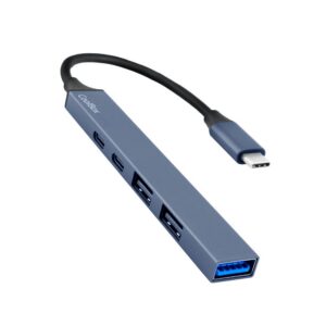Minidock coolbox 5 aluminio usb - c + | Coolbox | Linkxa Telecom