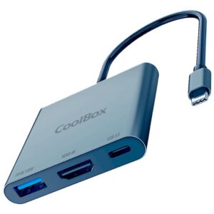 Minidock coolbox c31 aluminio usb - c a | Coolbox | Linkxa Telecom