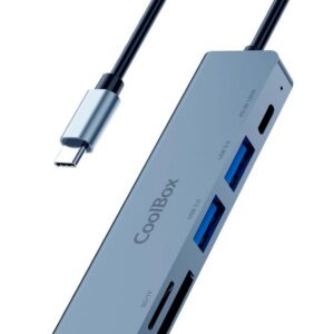 Minidock coolbox c61 aluminio usb - c a | Coolbox | Linkxa Telecom