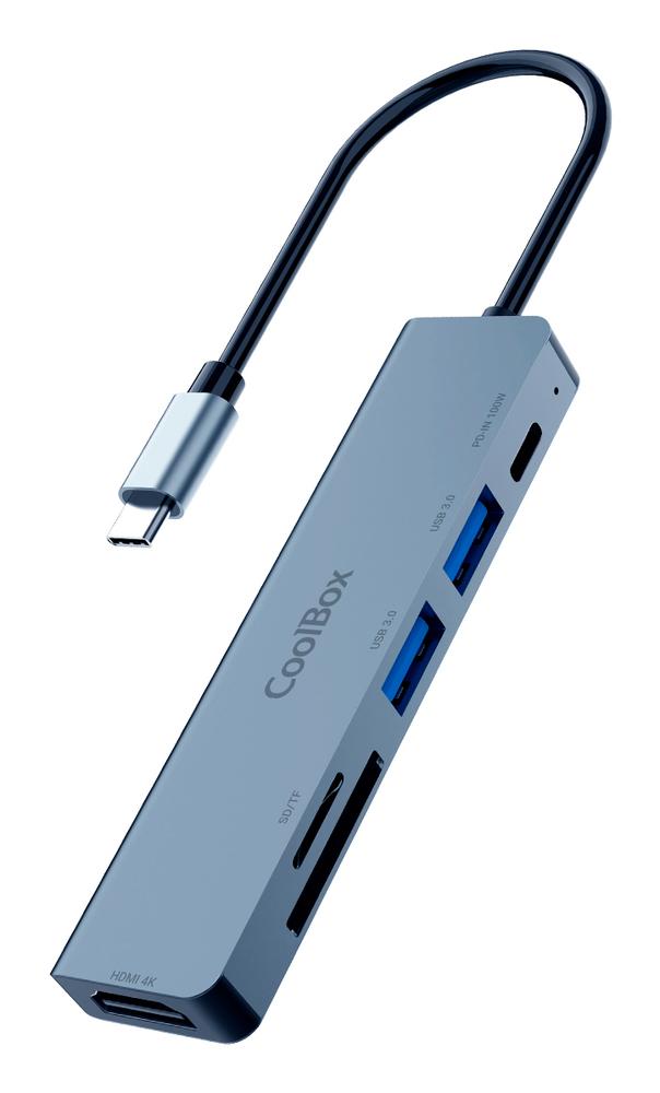 Minidock coolbox c61 aluminio usb - c a | Coolbox | Linkxa Telecom