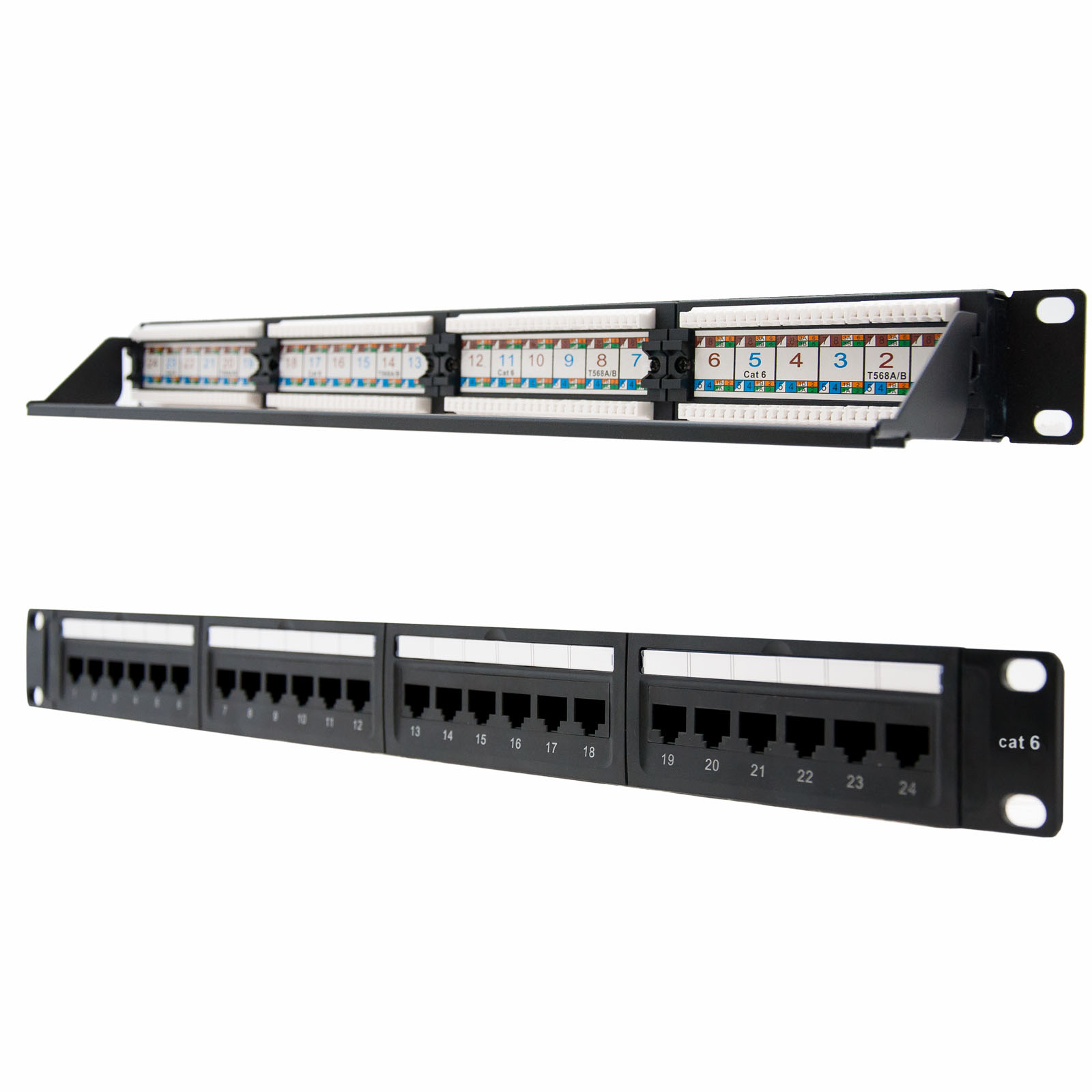 Panel parcheo nanocable 24 puertos rj45 | Nanocable - Imagen 2