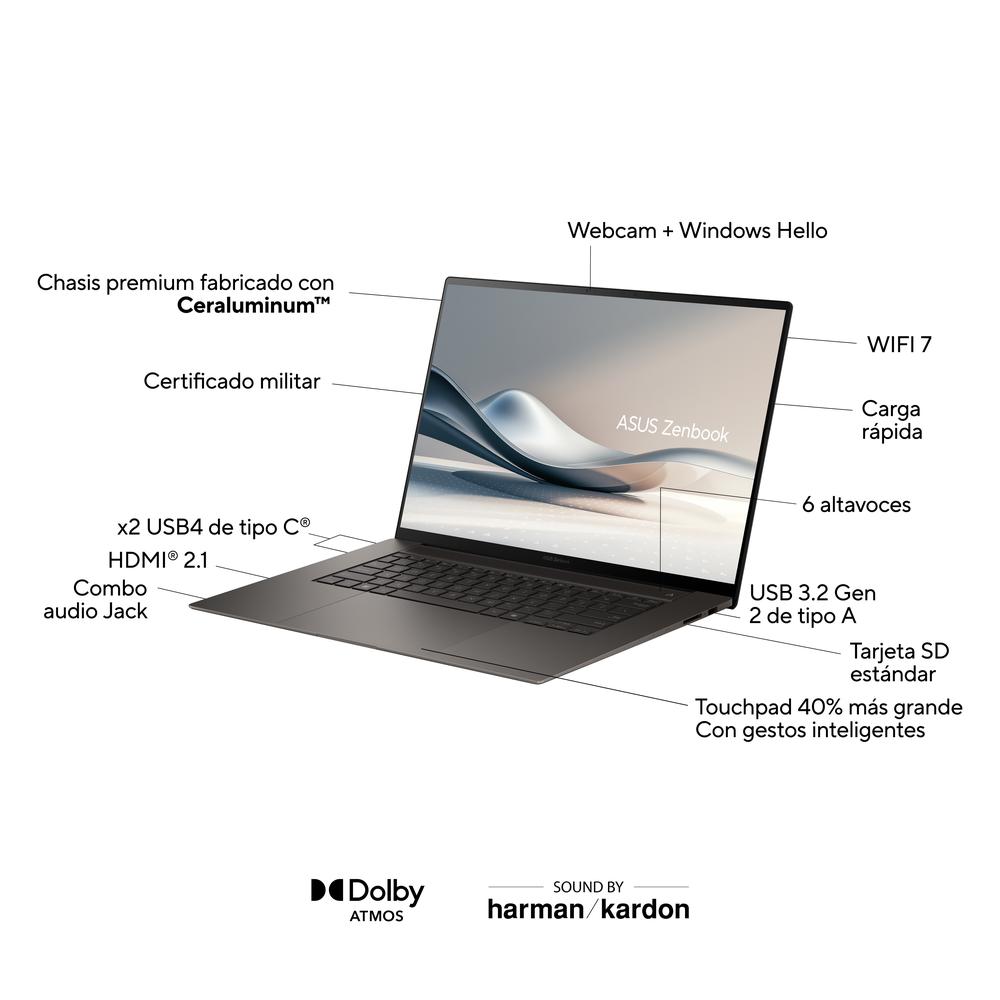 Portatil asus zenbook um5606wa - rk320w rai9 - 370 32gb | Asus - Imagen 3