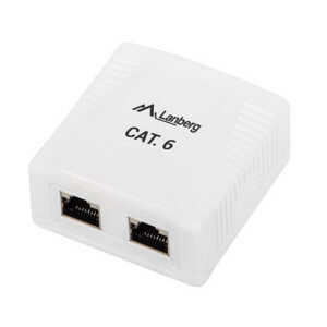 Roseta lanberg superficie cat.6 ftp 2x | Lanberg | Linkxa Telecom