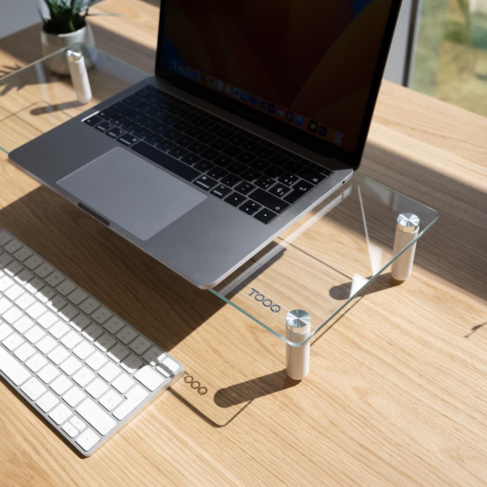Soporte elevador tooq vidrio monitores | Tooq - Imagen 4