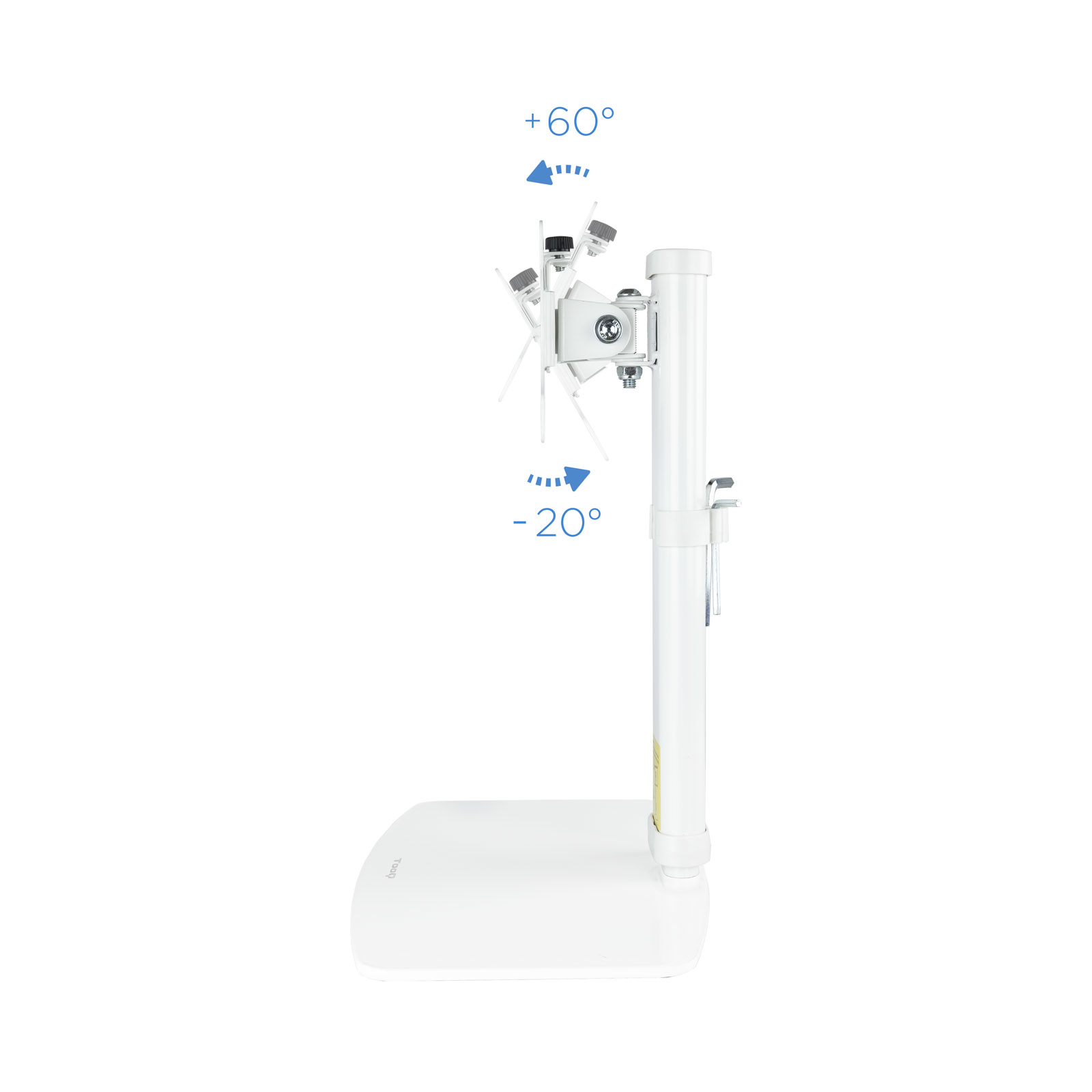 Soporte mesa tv tooq 17 - 27 pulgadas blanco | Tooq - Imagen 3