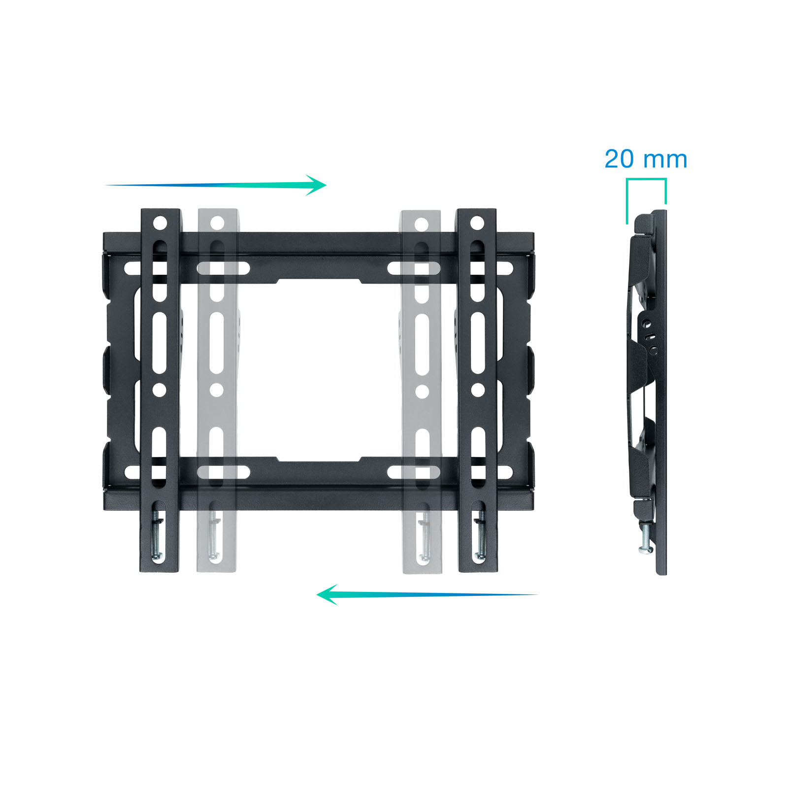 Soporte pared tv television monitor tooq | Tooq - Imagen 2