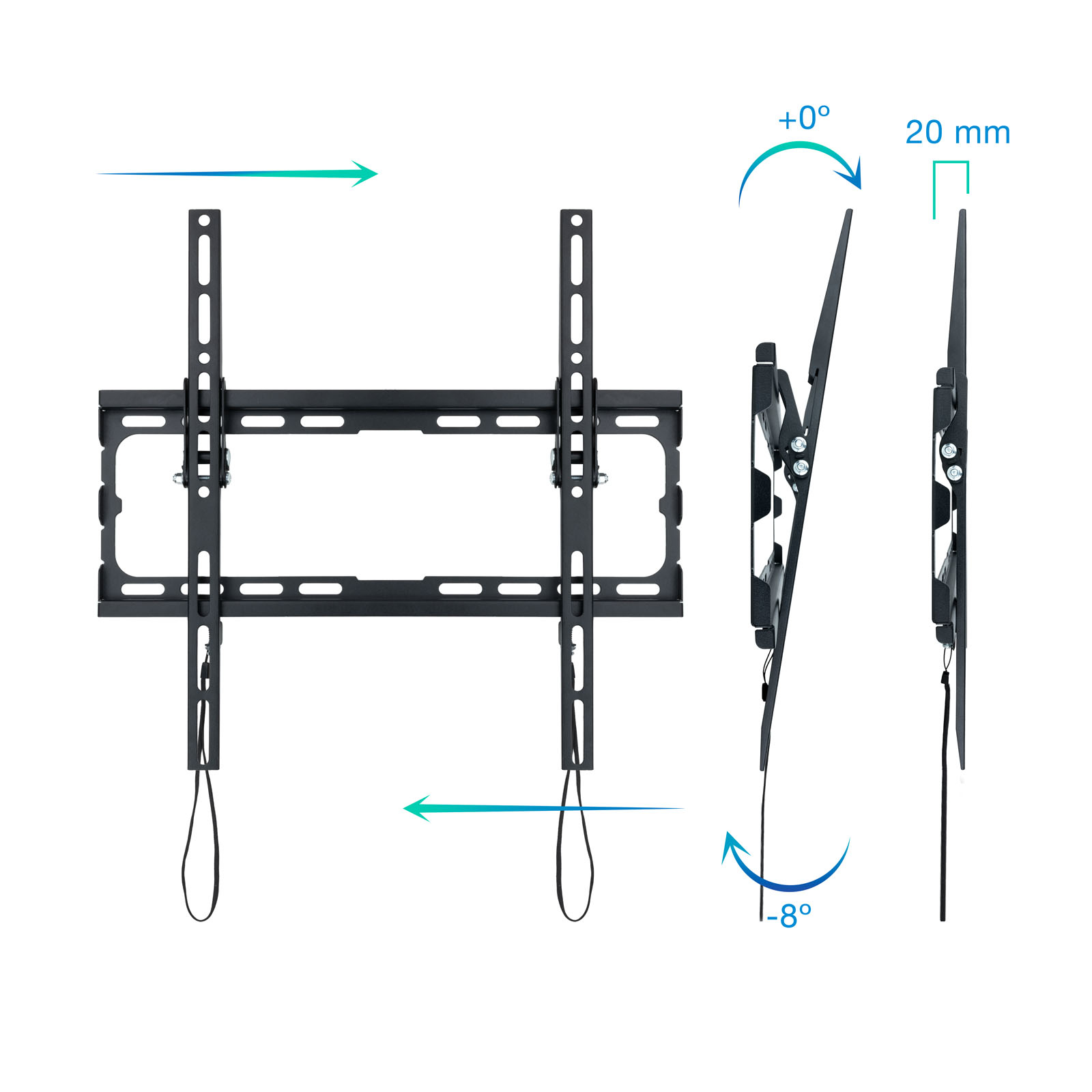 Soporte pared tv television monitor tooq | Tooq - Imagen 2