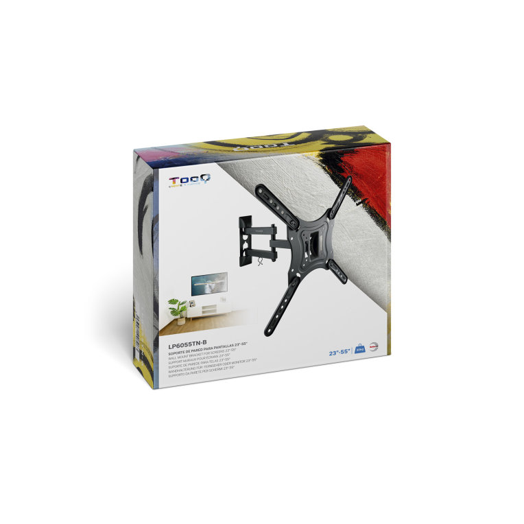 Soporte pared tv tooq lp6055tn - b negro | Tooq - Imagen 5