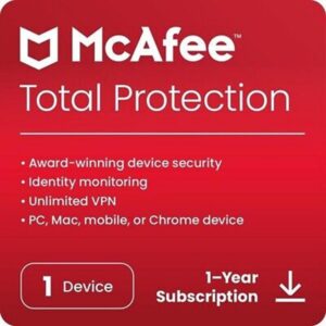Antivirus mcafee total proteccion 1 dispositivo | Mcafee | Linkxa Telecom