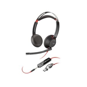 Auriculares poly blackwire 5220 negro | Poly | Linkxa Telecom