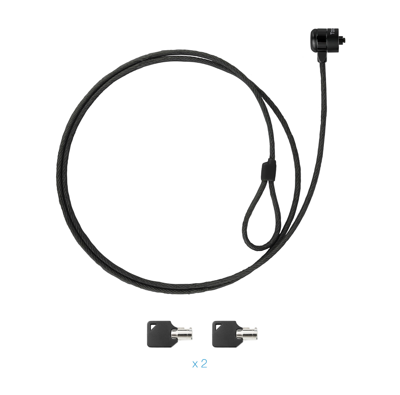 Cable tooq seguridad con llave portatiles | Tooq - Imagen 8