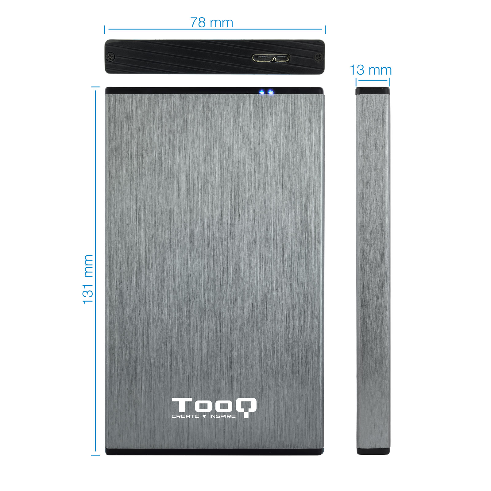 Caja externa tooq tqe - 2527g hhd ssd | Tooq - Imagen 3