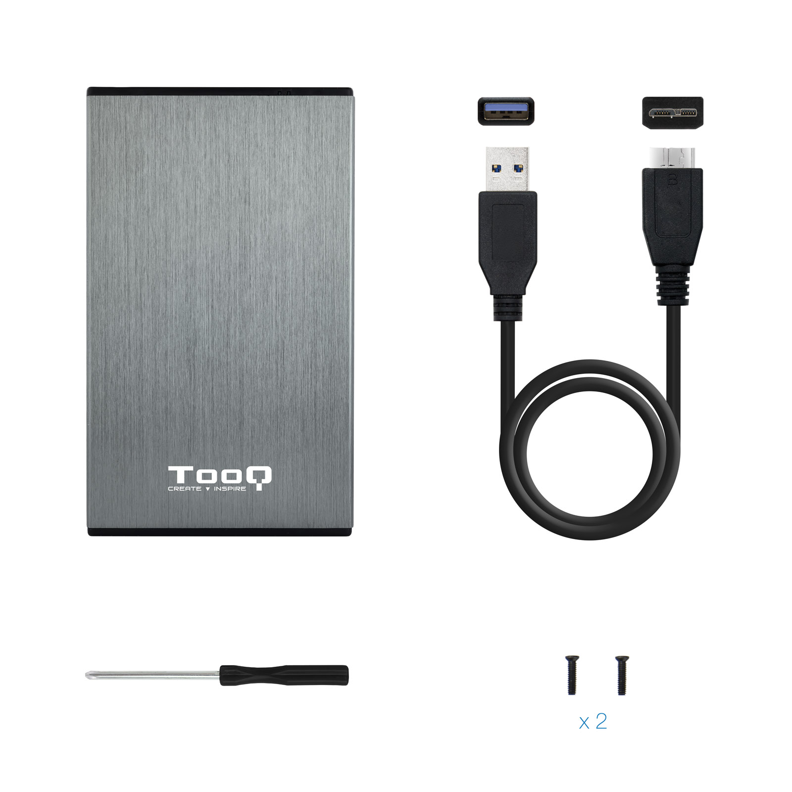 Caja externa tooq tqe - 2527g hhd ssd | Tooq - Imagen 5