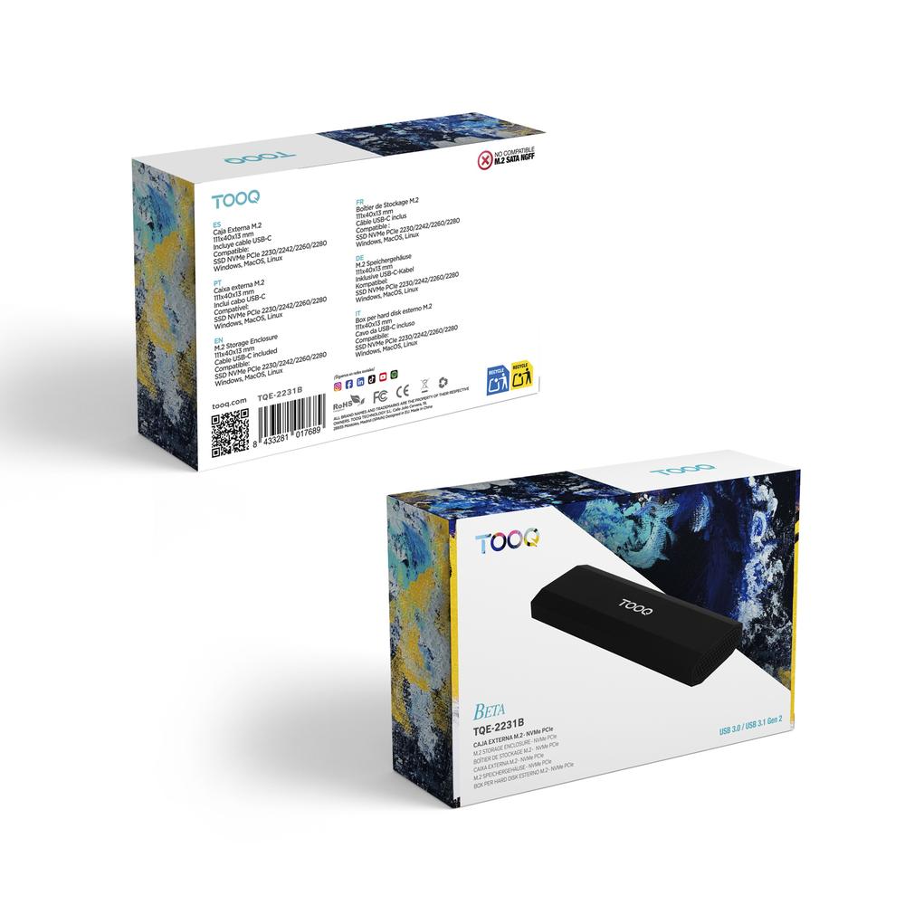 Carcasa disco duro tooq tqe - 2231b ssd | Tooq - Imagen 6