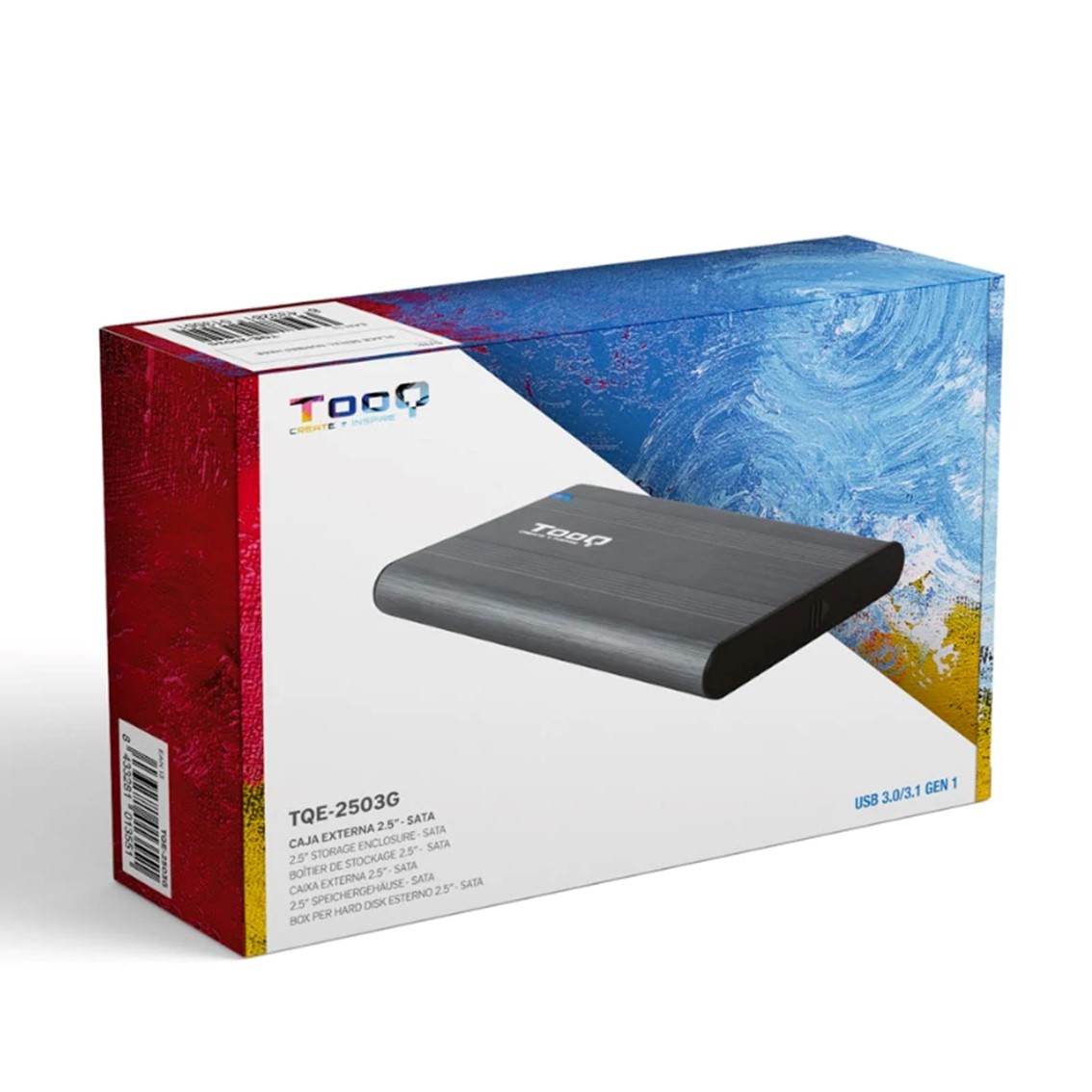 Carcasa disco duro tooq tqe - 2503g ssd | Tooq - Imagen 3