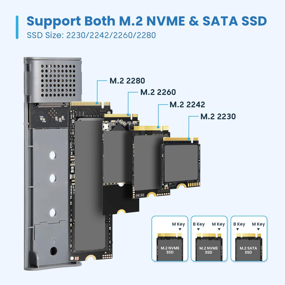 Carcasa ewent ew7061 ssd m.2 usb | Ewent - Imagen 2