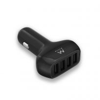 Cargador coche ewent ew1354 4 puertos | Ewent | Linkxa Telecom