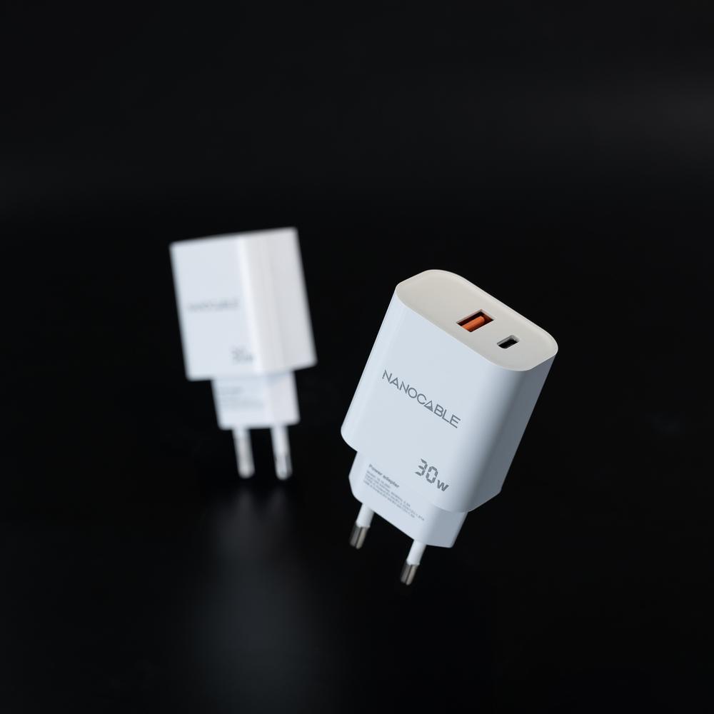 Cargador nanocable usb - c pd + usb - a | Nanocable - Imagen 2