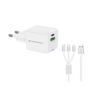 Cargador pared conceptronic althea16w 33w + | Conceptronic | Linkxa Telecom