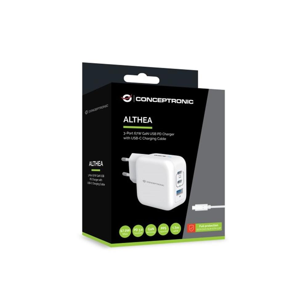 Cargador pared conceptronic althea17w 67w + | Conceptronic - Imagen 2