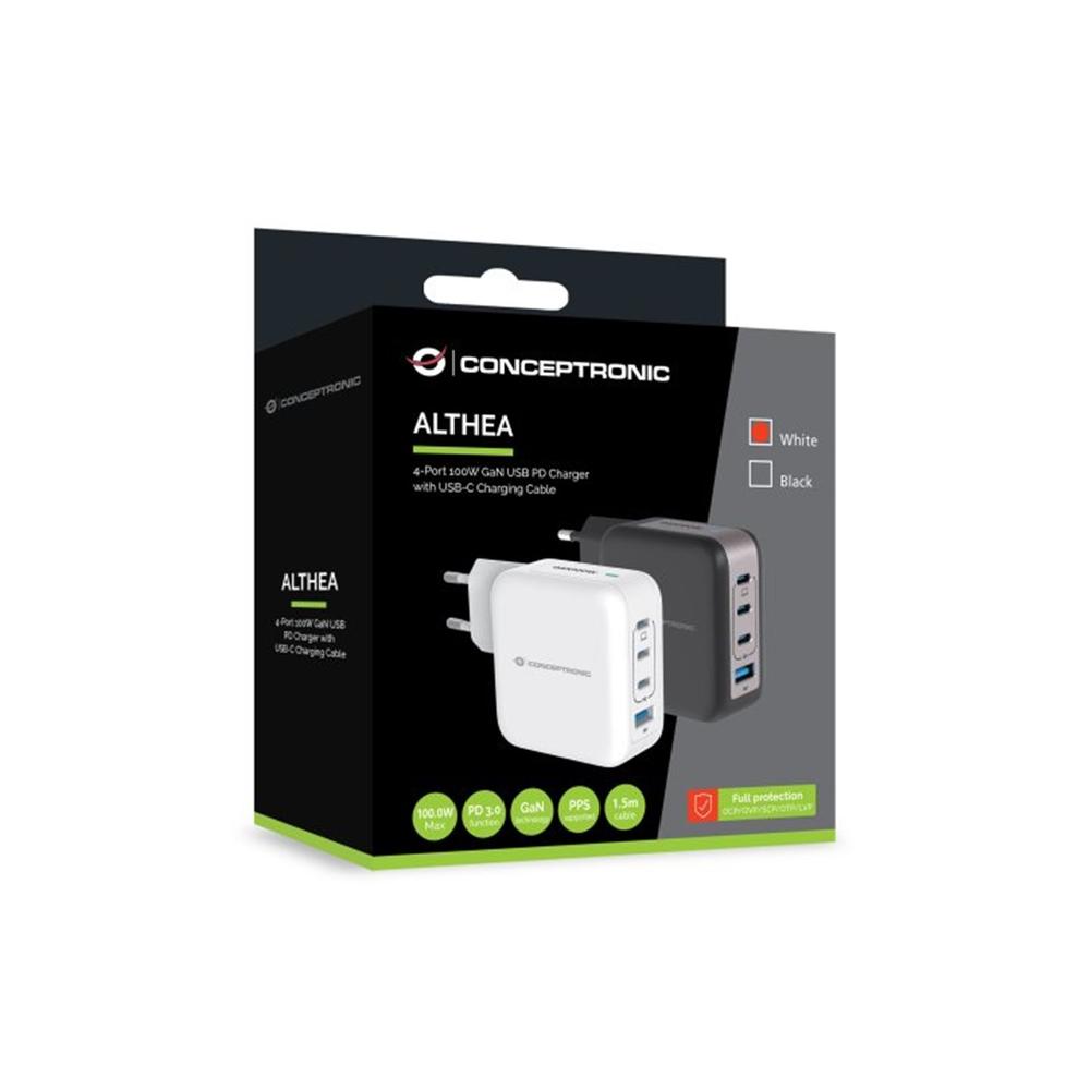 Cargador pared conceptronic althea18w 100w + | Conceptronic - Imagen 2