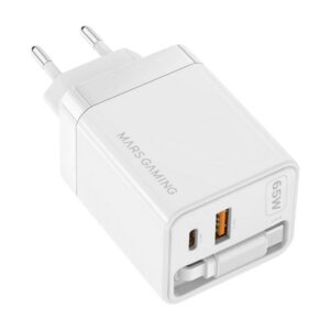 Cargador pared mars gaming md - gan65rw 65w | Mars gaming | Linkxa Telecom