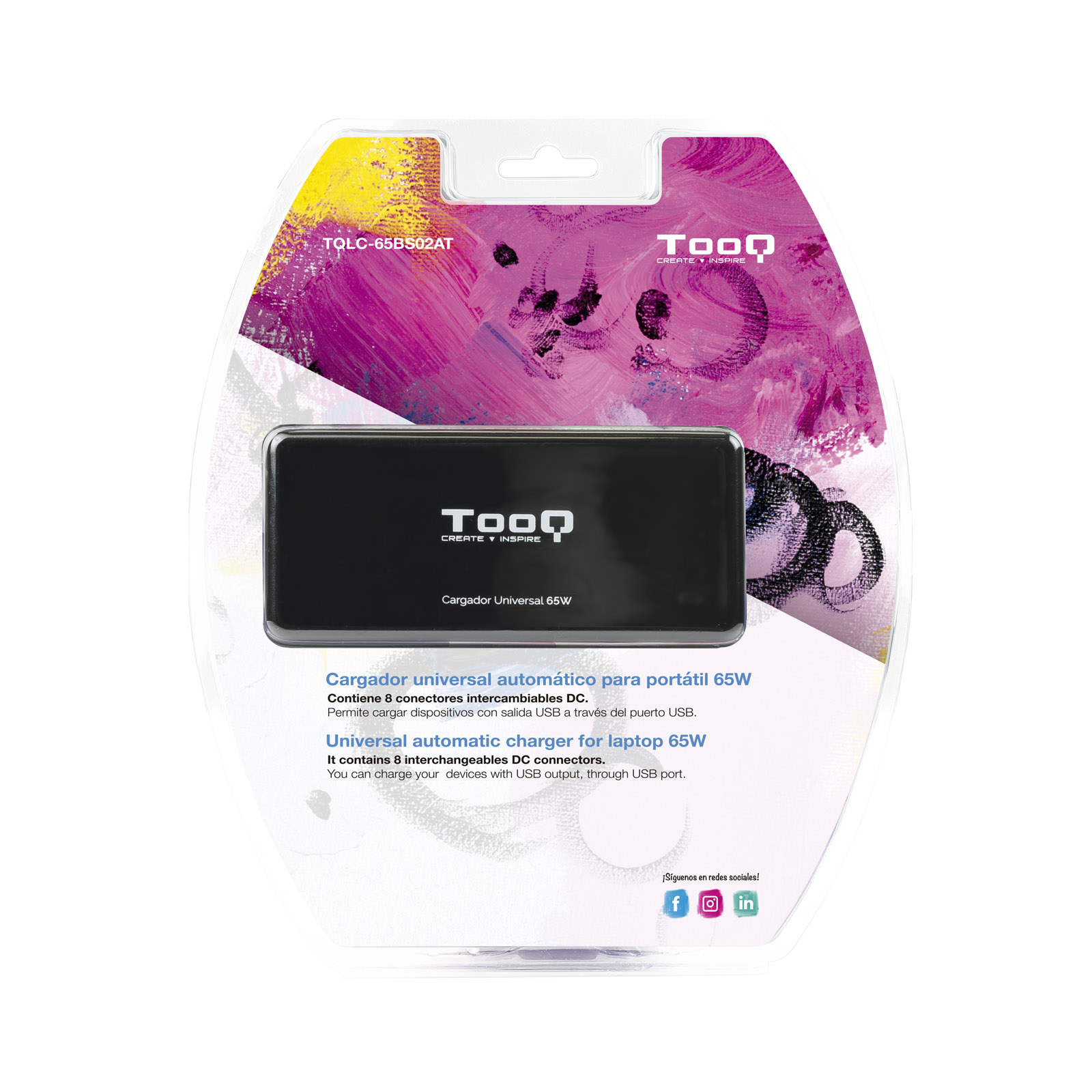 Cargador portatil universal tooq tqlc - 65bs02at 65w | Tooq - Imagen 5