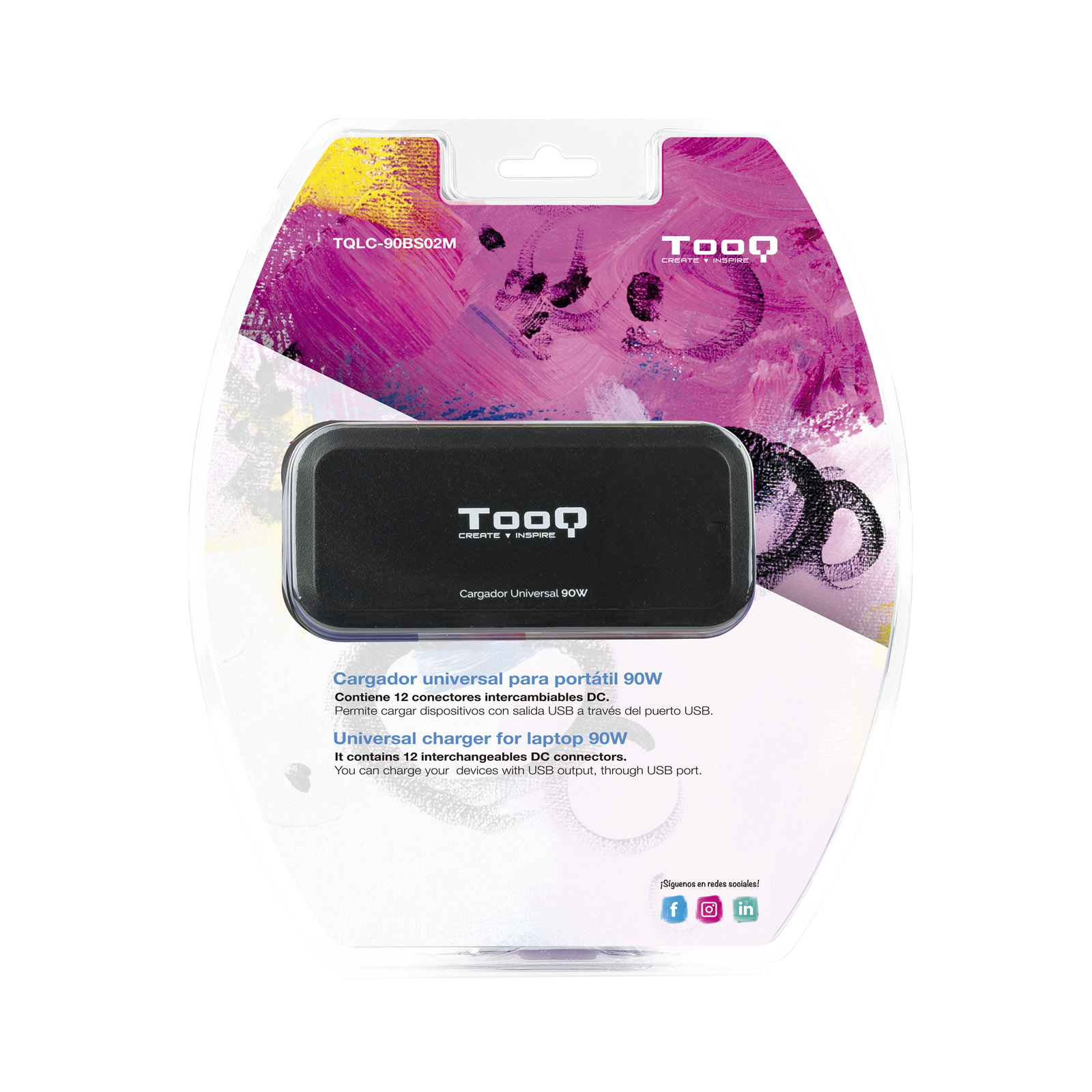Cargador portatil universal tooq tqlc - 90bs02m 90w | Tooq - Imagen 5