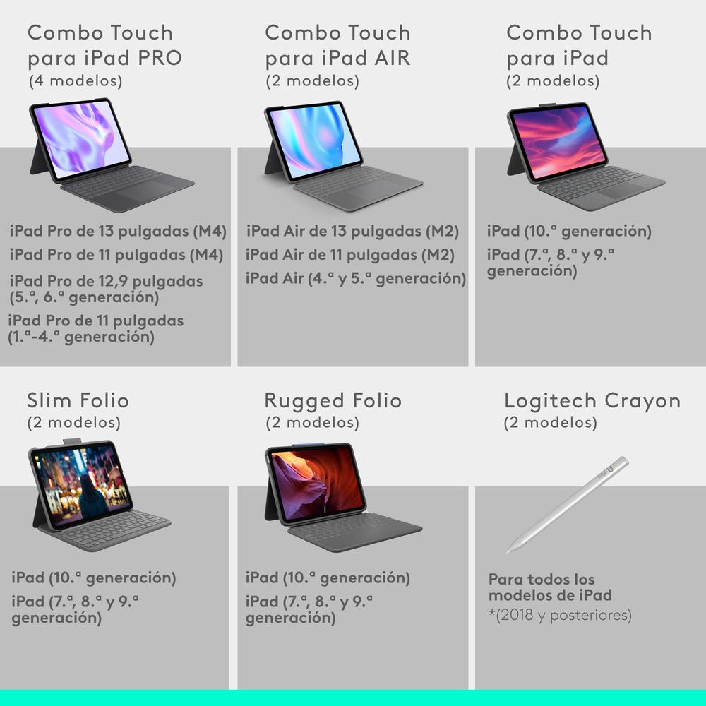 Funda logitech combo touch con teclado | Logitech - Imagen 6