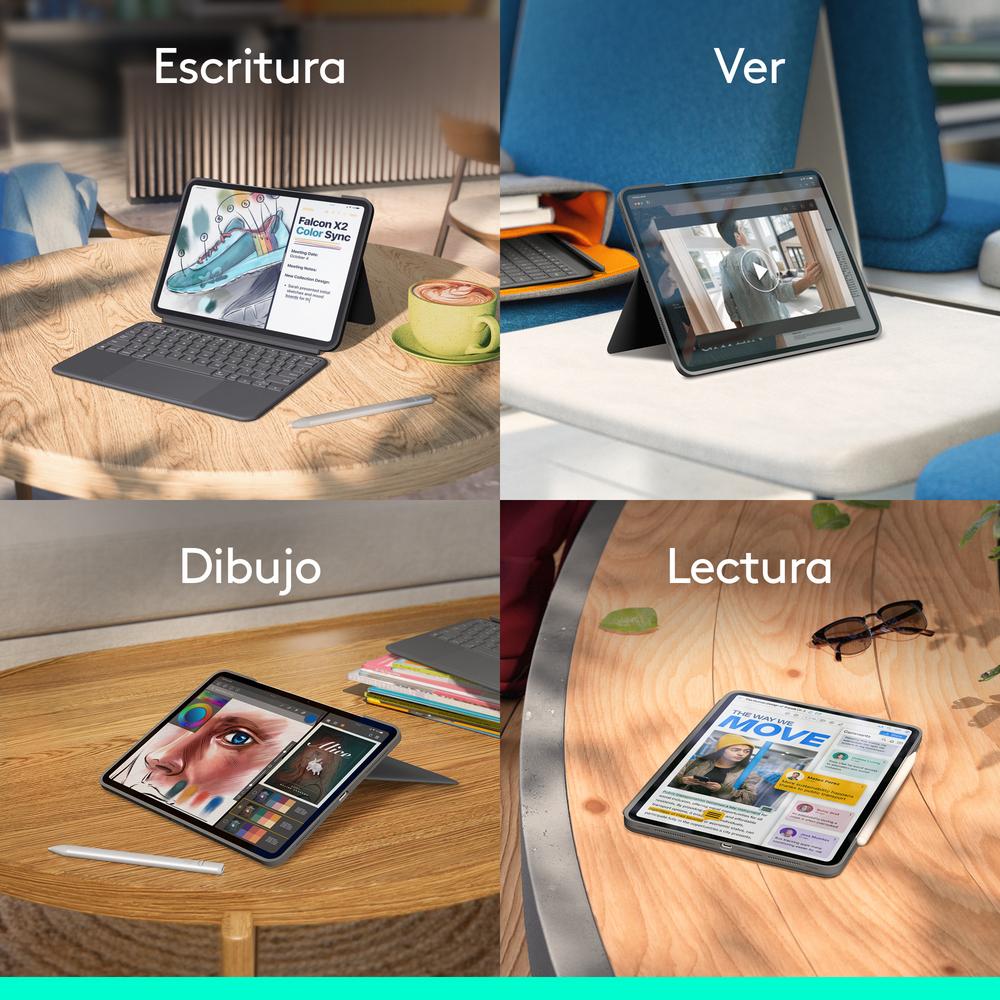Funda logitech combo touch con teclado | Logitech - Imagen 8