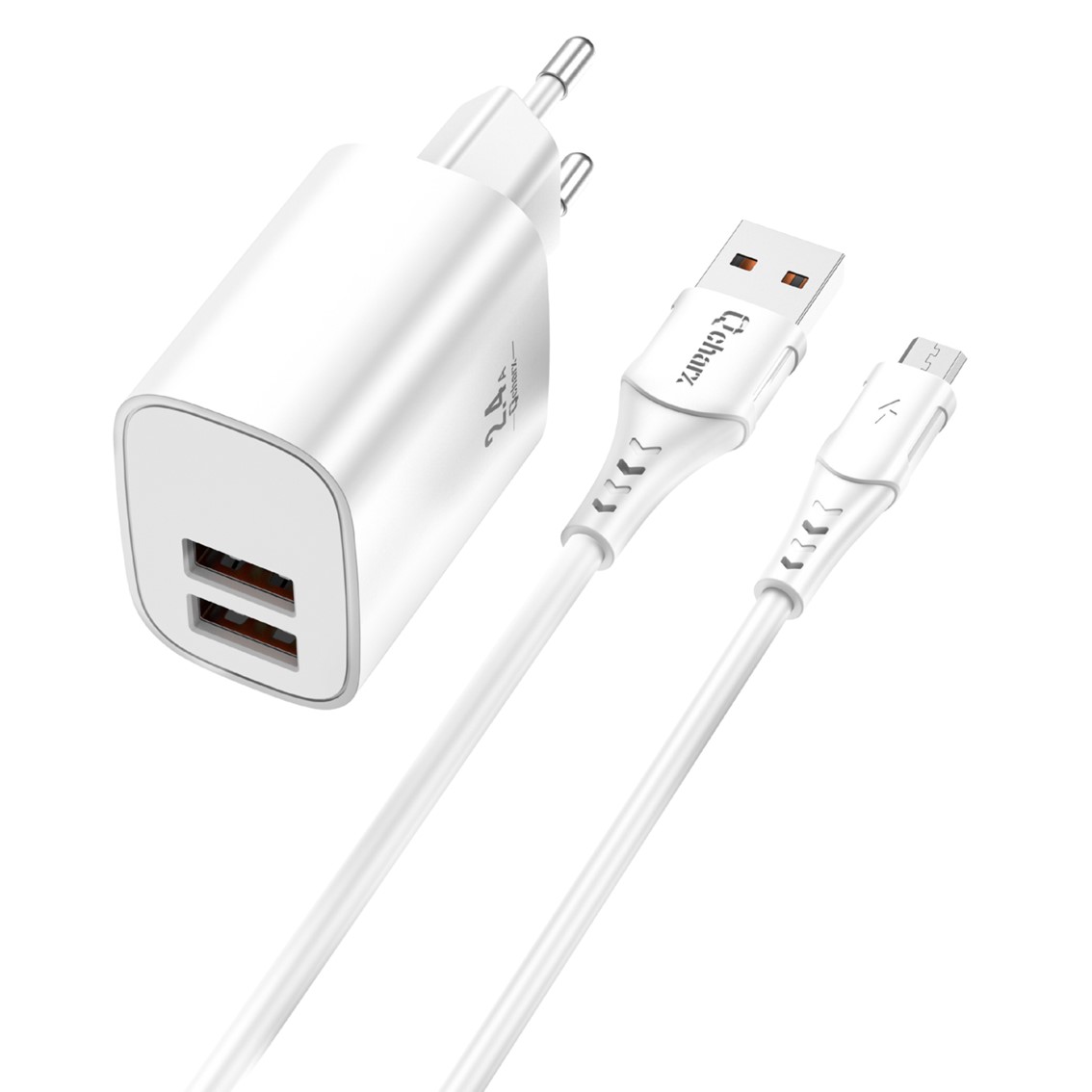 Kit cargador qcharx apolo 24a + | Qcharx international | Linkxa Telecom