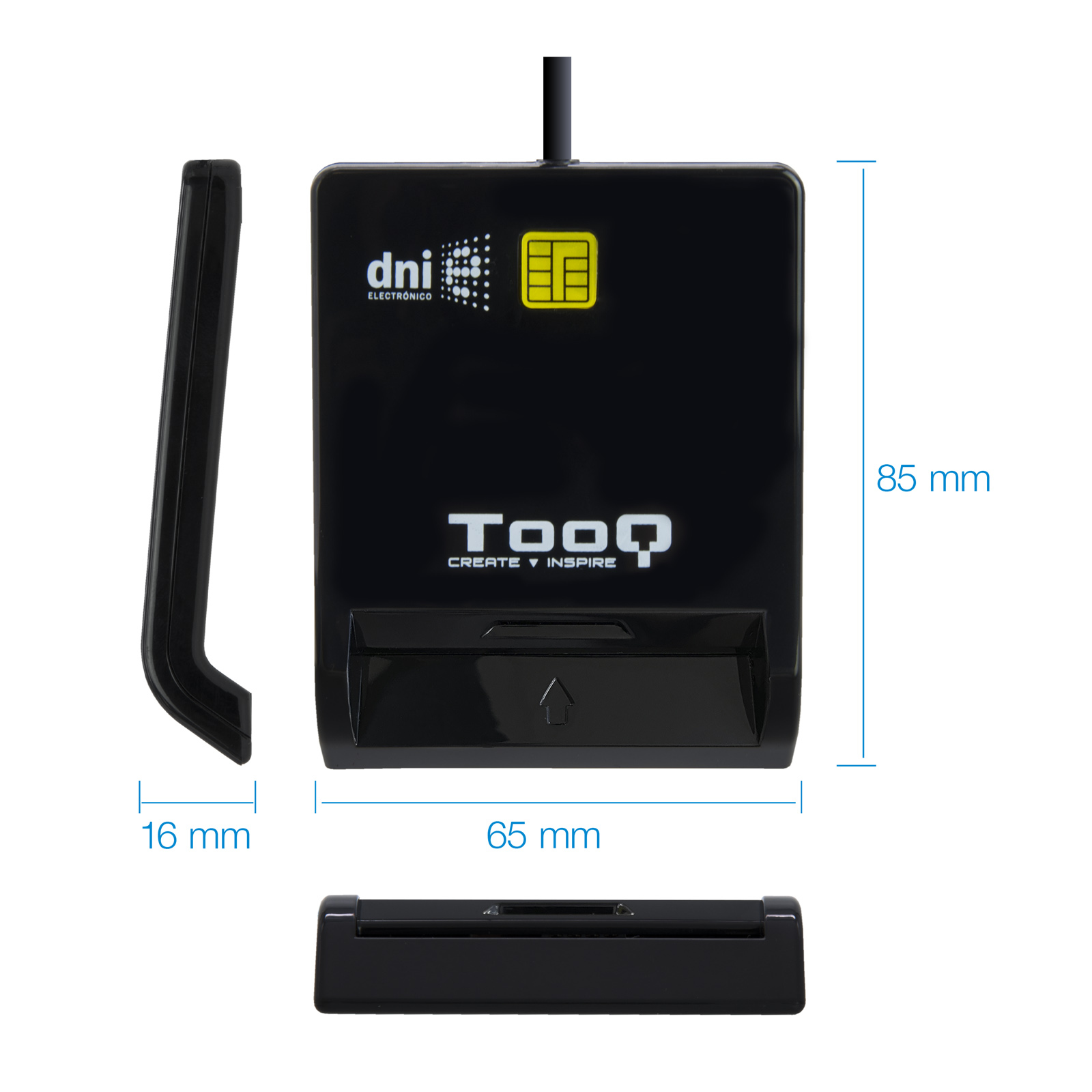 Lector tarjetas externo tooq tqr - 211b dnie | Tooq - Imagen 2