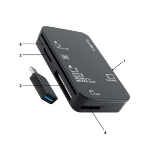 Lector tarjetas memoria y usb coolbox | Coolbox | Linkxa Telecom