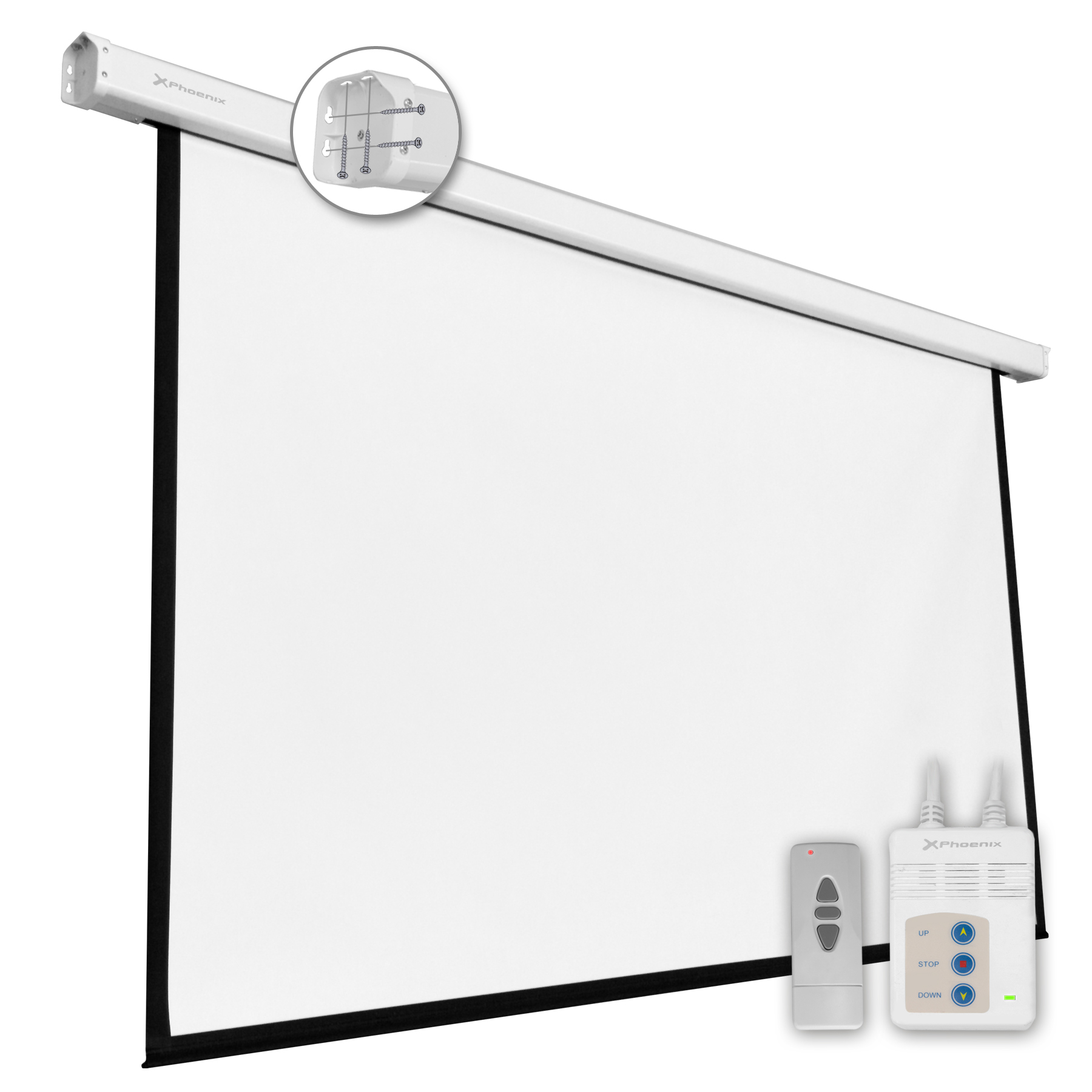 Pantalla electrica videoproyector pared y techo | Phoenix technologies - Imagen 3