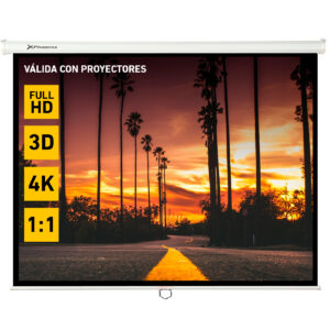 Pantalla manual videoproyector pared y techo | Phoenix technologies | Linkxa Telecom