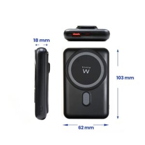Powerbank ewent ew1162 wireless magsafe 10000mah | Ewent | Linkxa Telecom