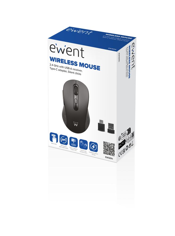 Raton inalambrico ewent ew3204 negro | Ewent - Imagen 3