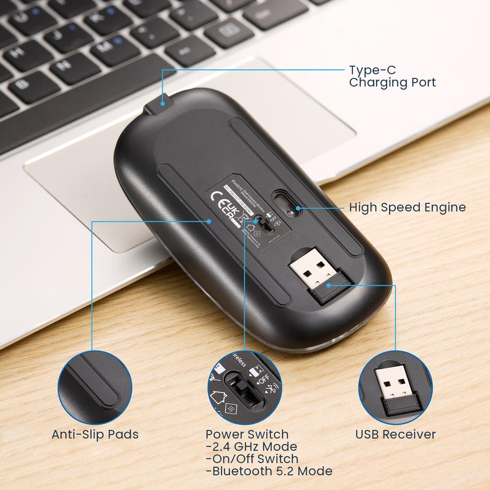 Raton inalambrico gaming ewent ew3242 gris | Ewent - Imagen 3